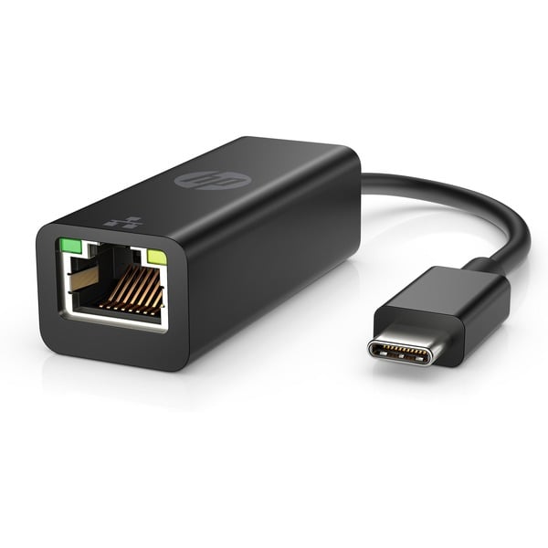 HP USB Adapter, USB-C Stecker > RJ-45 Buchse - HP - vue 2