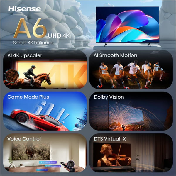 Hisense 58A6S, LED-Fernseher - Hisense - vue 14