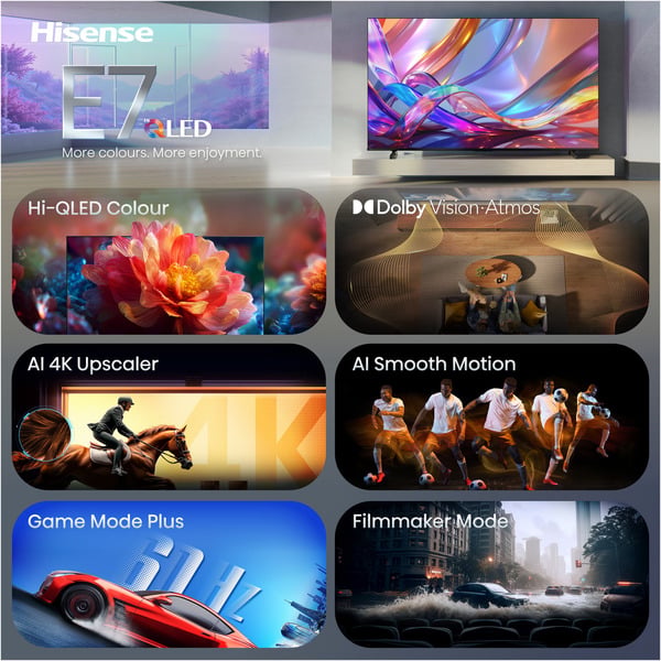 Hisense 65E7S Hi-QLED-Fernseher - Hisense - vue 5