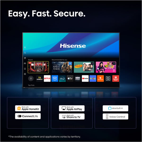 Hisense 85E7S Hi-QLED-Fernseher - Hisense - vue 12