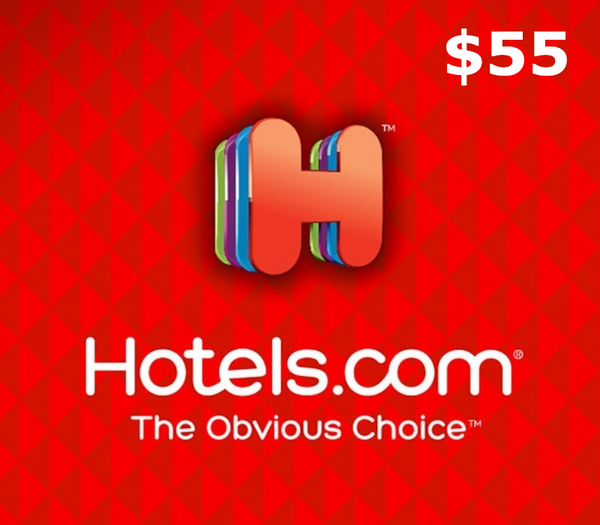Hotels.com $55 Gift Card