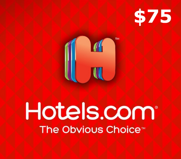 Hotels.com $75 Gift Card