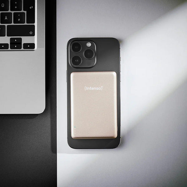 Intenso Magnetic Wireless batterie externe MW5000 Champagner - Intenso