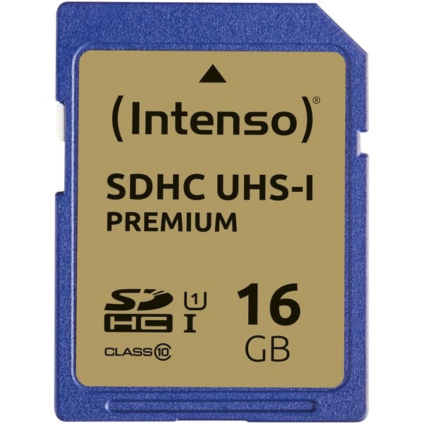Intenso SDHC 16 GB Class 10 UHS-I, Speicherkarte - Intenso