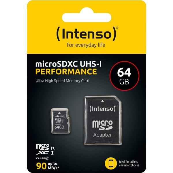 Intenso UHS-I Performance 64 GB microSDXC, Speicherkarte - Intenso - vue 4