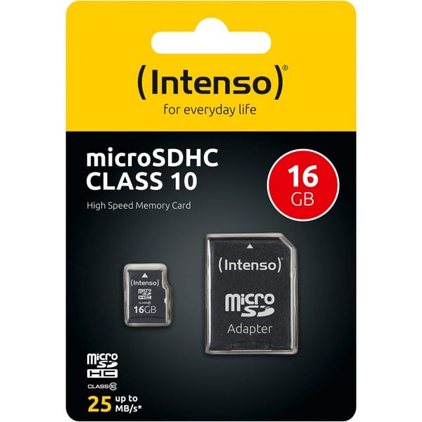 Intenso microSDHC 16 GB, Speicherkarte - Intenso - vue 4