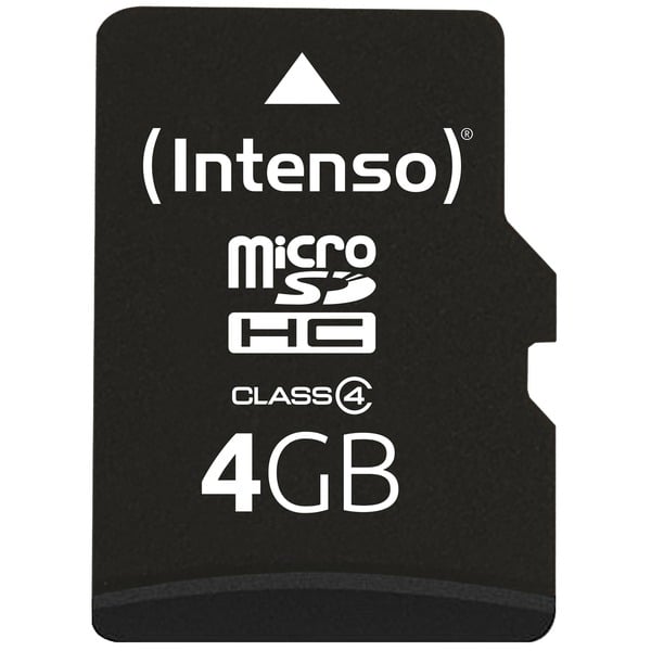 Intenso microSDHC 4 GB, Speicherkarte - Intenso - vue 3