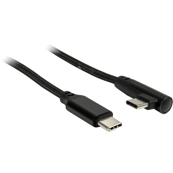 Inter-Tech USB câble, USB-C Stecker > USB-C Stecker 90° - Inter-Tech