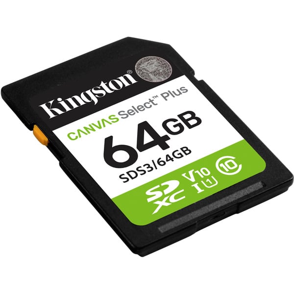 Kingston Canvas Select Plus 64 GB SDXC, Speicherkarte - Kingston - vue 2