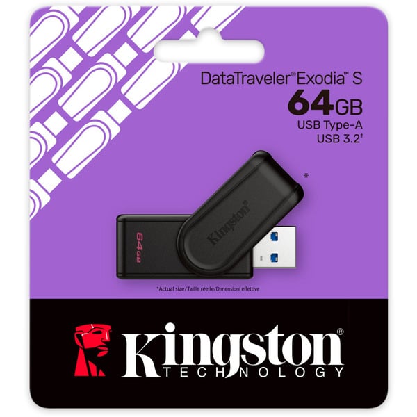 Kingston DataTraveler Exodia S 64GB, USB-Stick - Kingston - vue 3