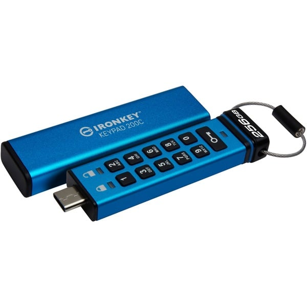 Kingston IronKey Keypad 200 256 GB, USB-Stick - Kingston - vue 3
