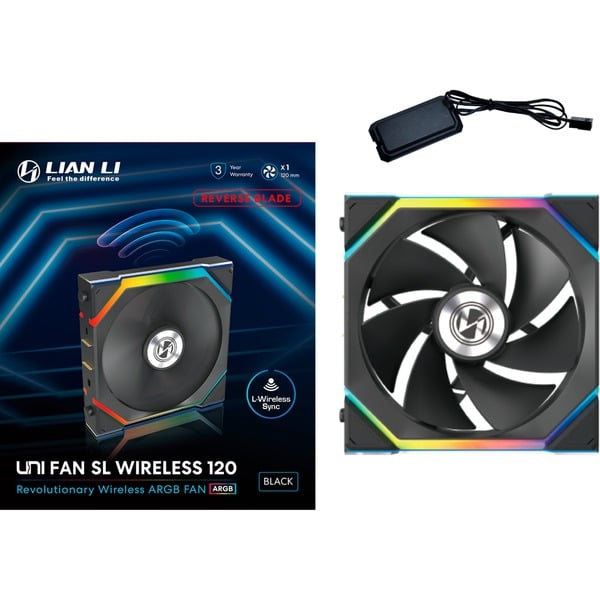 Lian Li UNI FAN SL120 Wireless, Gehäuselüfter - Lian Li - vue 7
