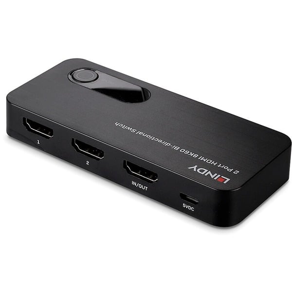 Lindy 2-Port HDMI Switch 2.1 8K60 HDR - Lindy - vue 2