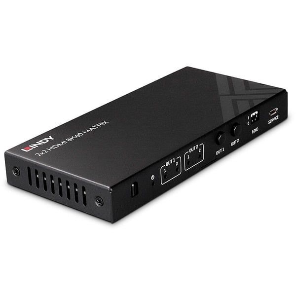 Lindy 2x2 8K60 Matrix HDMI Switch - Lindy - vue 5