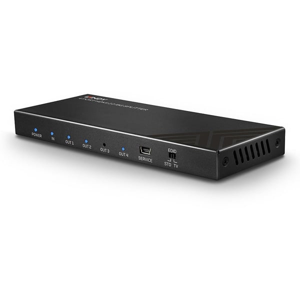 Lindy 4 Port HDMI 18G Splitter, HDMI Splitter - Lindy - vue 2