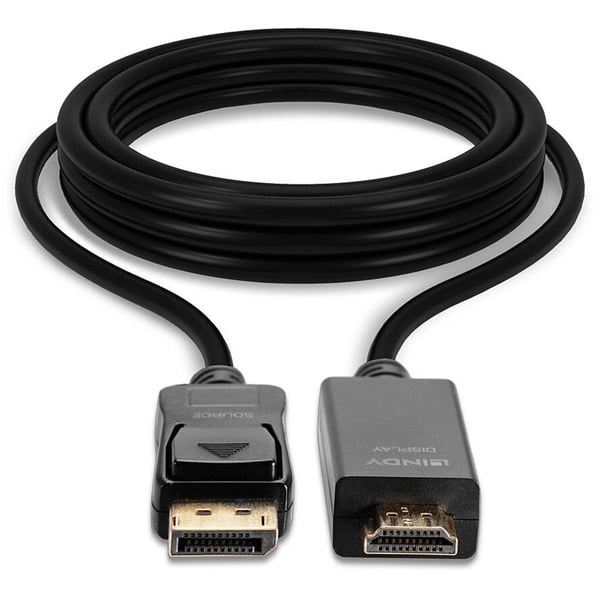 Lindy Adapterkabel DisplayPort > HDMI 10,2 Gbit/s - Lindy - vue 5