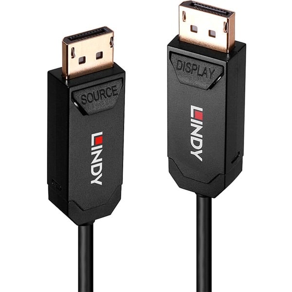 Lindy Fibre Optic Hybrid DisplayPort 2.0 UHBR10 câble - Lindy