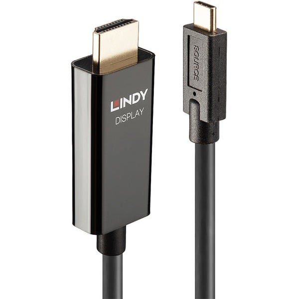 Lindy USB Adapterkabel, USB-C Stecker > HDMI Stecker - Lindy - vue 4