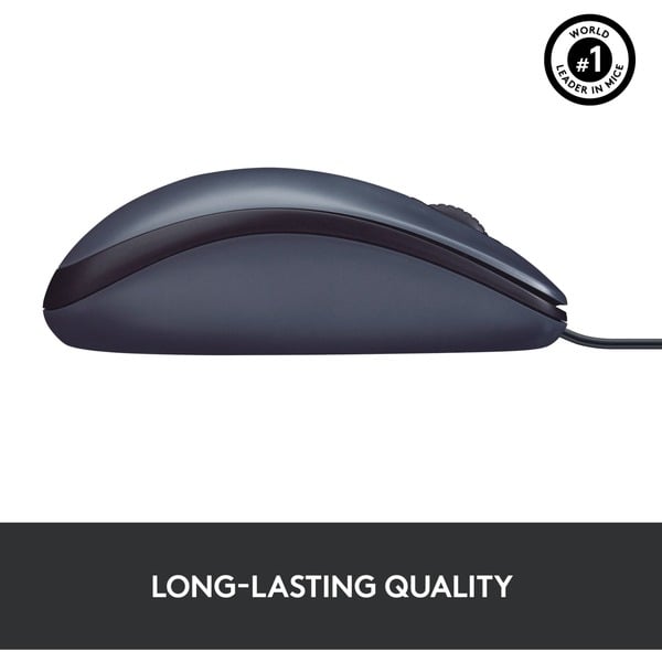 Logitech B100 Optical USB Mouse for Business, souris - Logitech - vue 5