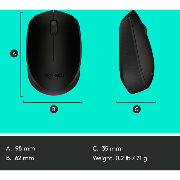 Logitech B170 Wireless, souris - Logitech - vue 9