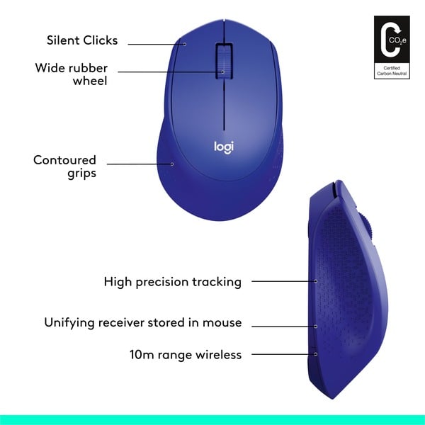 Logitech M330 Silent Plus, souris - Logitech - vue 6