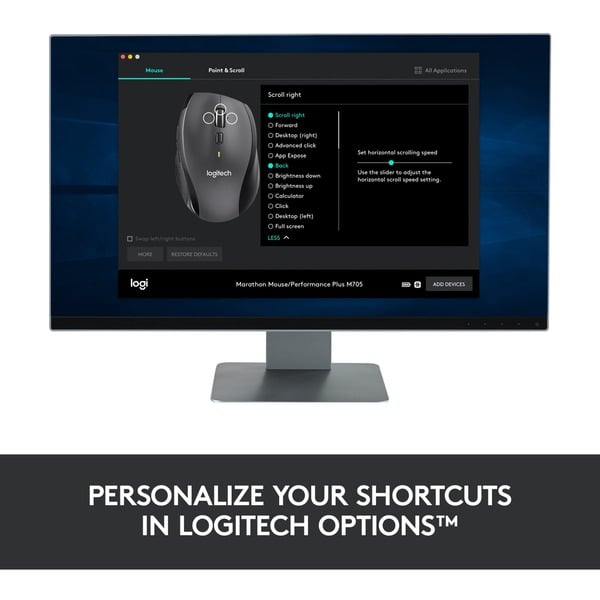 Logitech M705 Marathon, souris - Logitech - vue 7