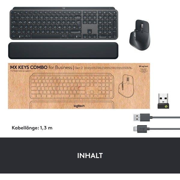 Logitech MX Keys Combo for Business Gen 2 - Logitech - vue 10