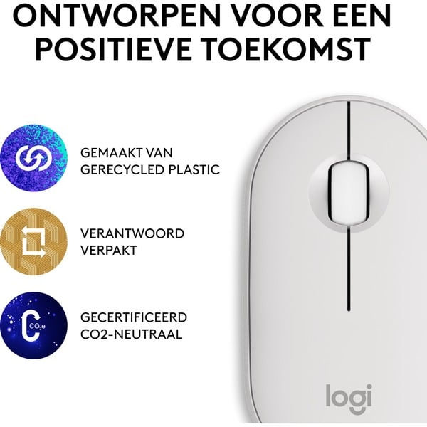 Logitech Pebble Mouse 2 M350s, souris - Logitech - vue 10