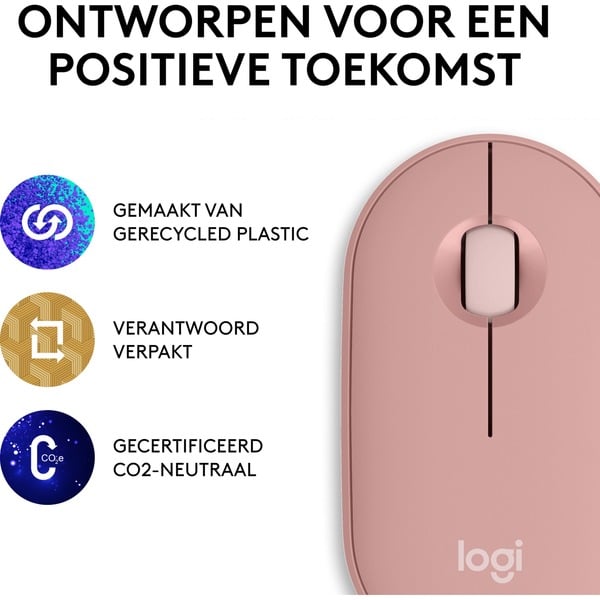 Logitech Pebble Mouse 2 M350s, souris - Logitech - vue 10