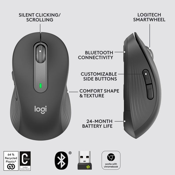 Logitech Signature M650 Wireless, souris - Logitech - vue 9