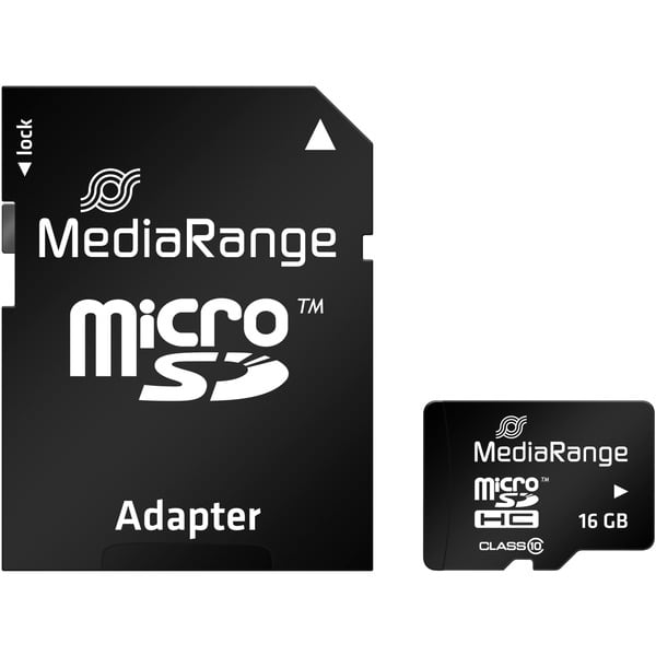 MediaRange 16 GB microSDHC, Speicherkarte - MediaRange
