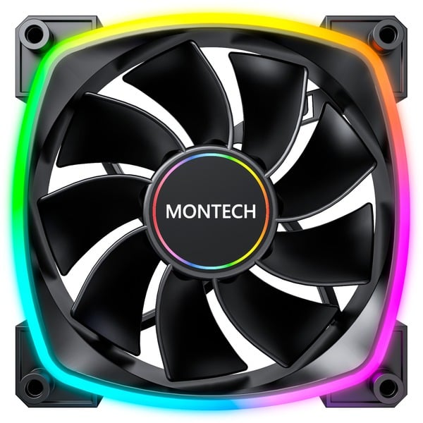 Montech RX140 PWM 140x140x25, Gehäuselüfter - Montech - vue 2