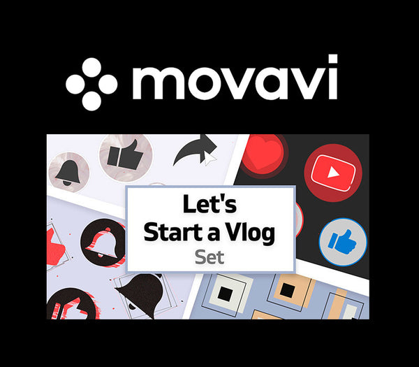 Movavi Slideshow Maker 8 Effects - Let's Start a Vlog Set