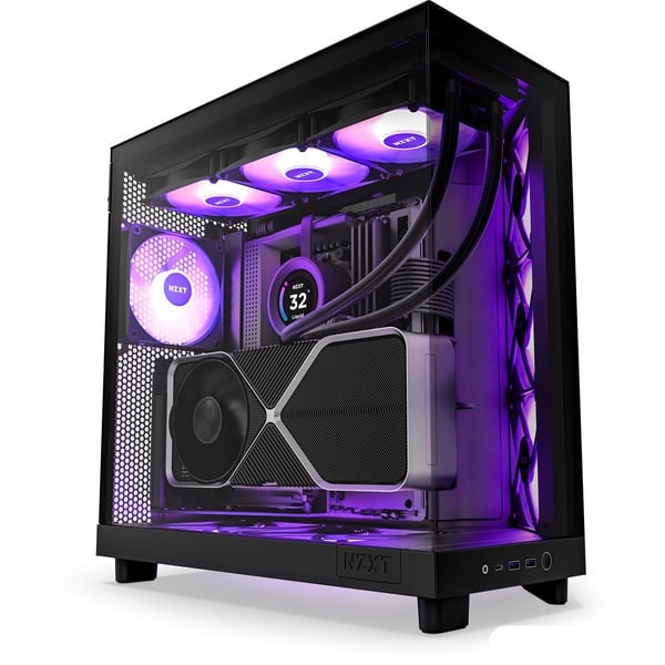 NZXT H6 Flow RGB, Tower-Gehäuse - NZXT - vue 11