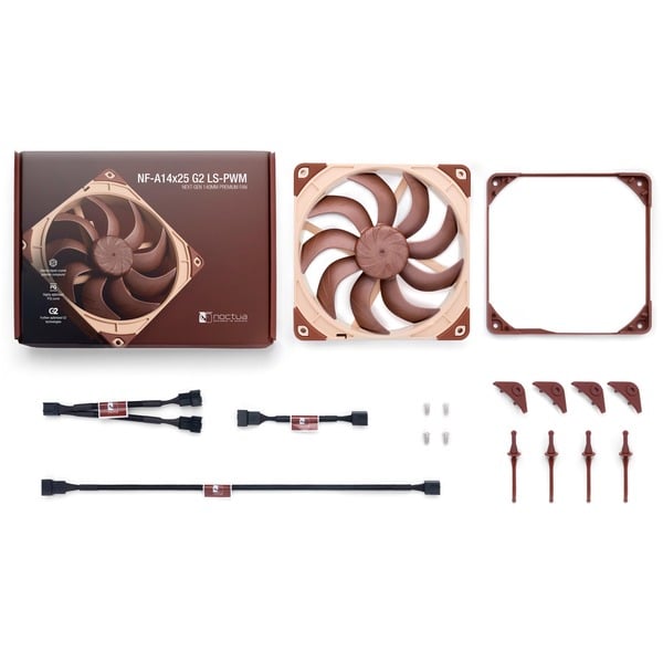 Noctua NF-A14x25 G2 LS-PWM, Gehäuselüfter - Noctua - vue 5