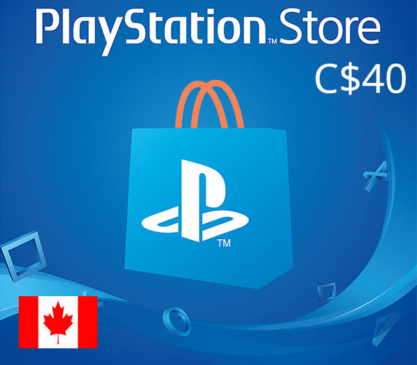 PlayStation Network CAD 40 Gift Card CA