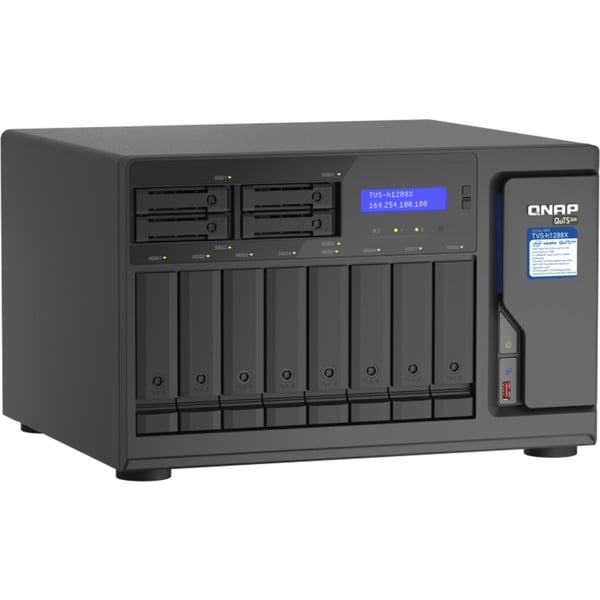 QNAP TVS-h1288X-W1250-16G, NAS - QNAP - vue 2
