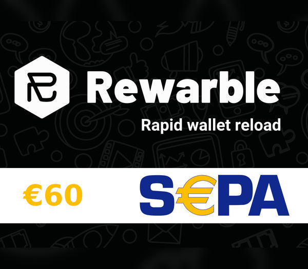 Rewarble SEPA EUR 60 Gift Card