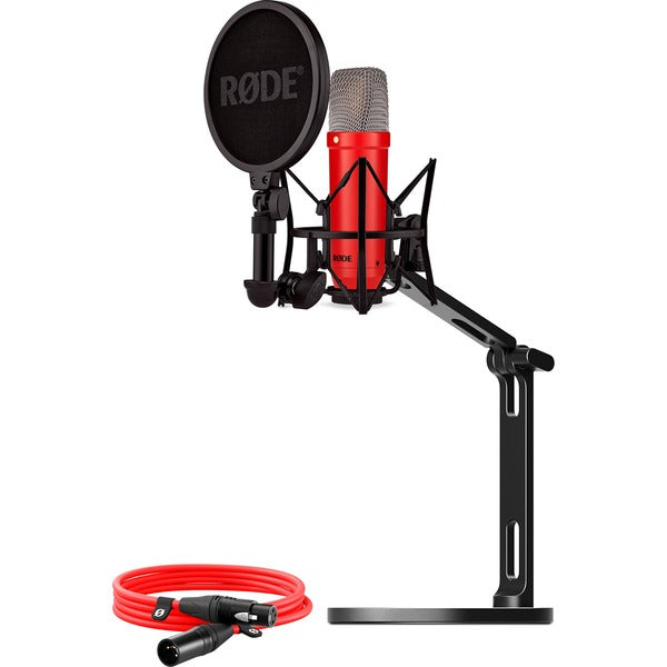 Rode Microphones NT1 Signature +XLR-câble+Desktop Studio Arm, microphone - Rode Microphones