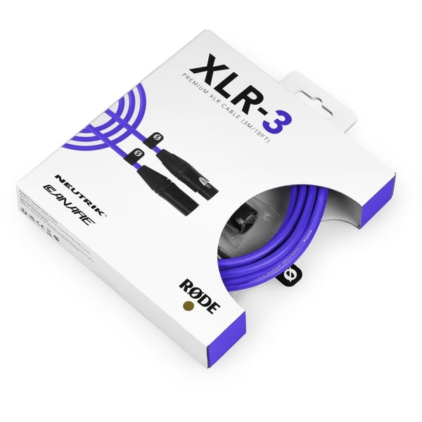 Rode Microphones Premium XLR-câble XLR3M-PU purple - Rode Microphones - vue 2