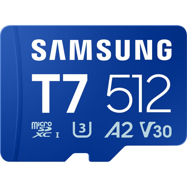 Samsung T7 microSDXC 512 GB, Speicherkarte - Samsung