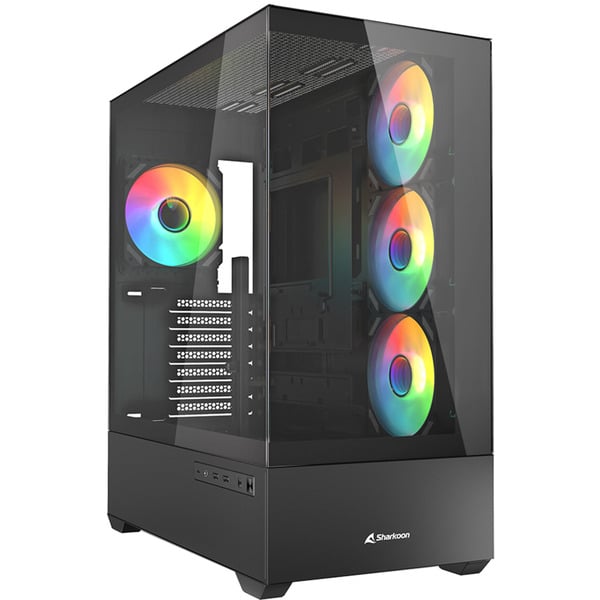 Sharkoon AK6 RGB, Tower-Gehäuse - Sharkoon