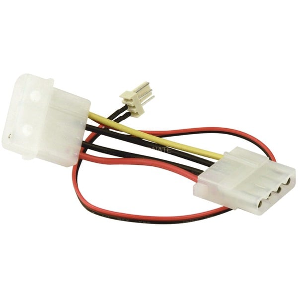 (€ 1,93 / 1 m) Sharkoon Adapter 3-Pin -> 4-Pin - Sharkoon