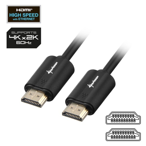 Sharkoon câble HDMI Stecker > HDMI Stecker - Sharkoon - vue 3