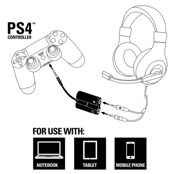 Sharkoon PMP 35, câble - Sharkoon - vue 4