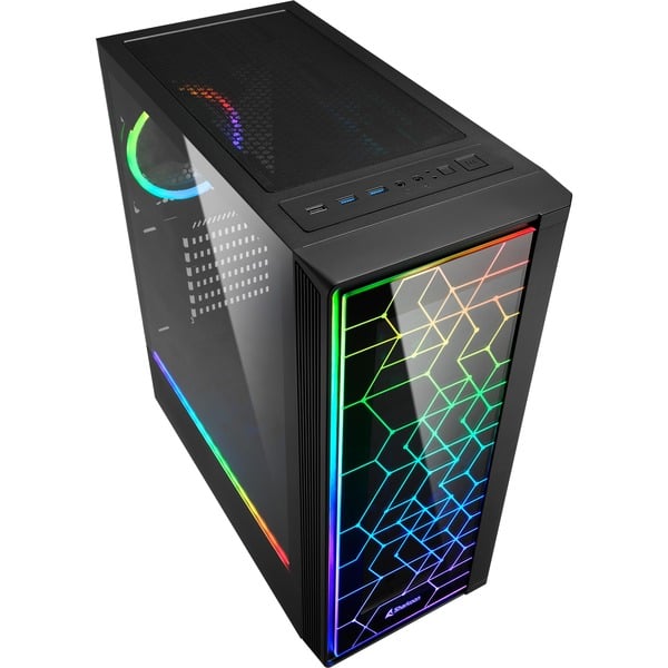 Sharkoon RGB LIT 100, Tower-Gehäuse - Sharkoon - vue 3