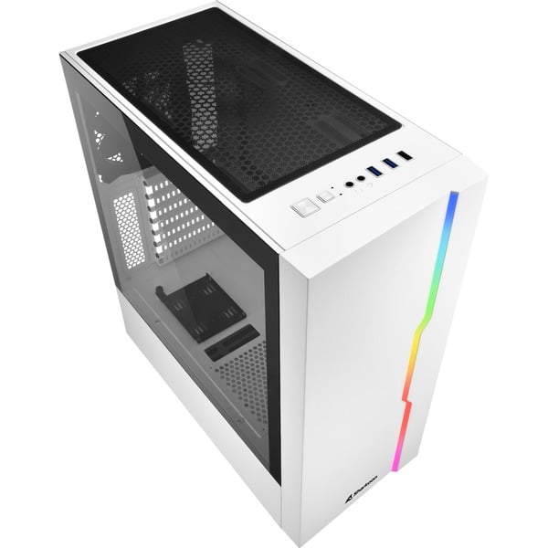 Sharkoon RGB SLIDER White, Tower-Gehäuse - Sharkoon - vue 3