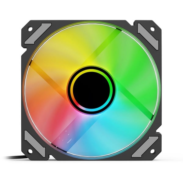 Sharkoon SHARK Mirror RGB PWM REVERSE, Gehäuselüfter - Sharkoon - vue 3