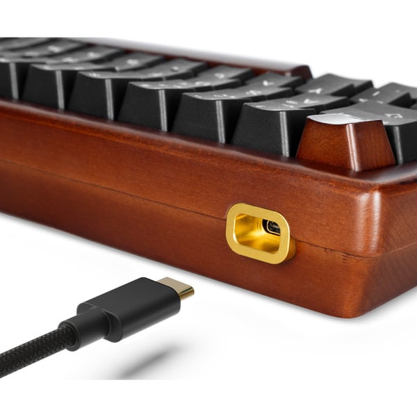 Sharkoon SKILLER SGK50 S4 Gen2 Wood PBT, clavier gaming - Sharkoon - vue 7