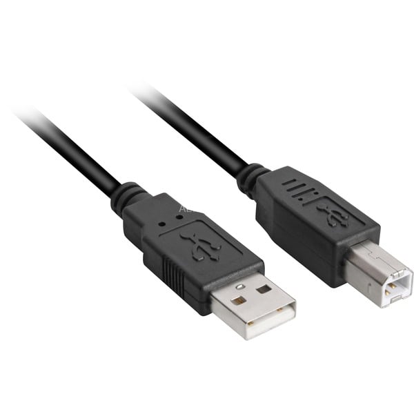 Sharkoon USB 2.0 câble, USB-A Stecker > USB-B Stecker - Sharkoon